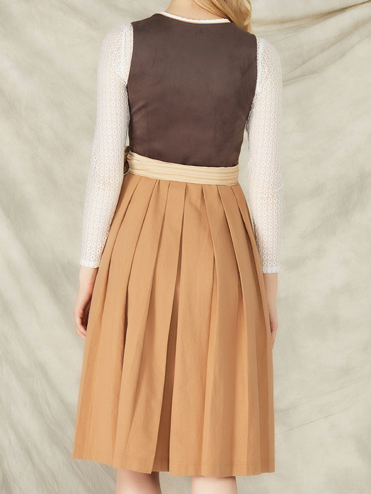 Dirndl Damen Grün in Braun