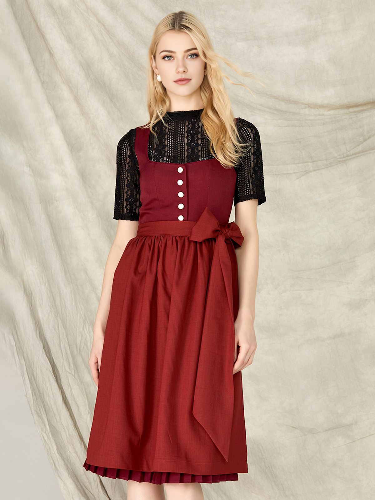 Dirndl in Rot – ein klassischer Hingucker