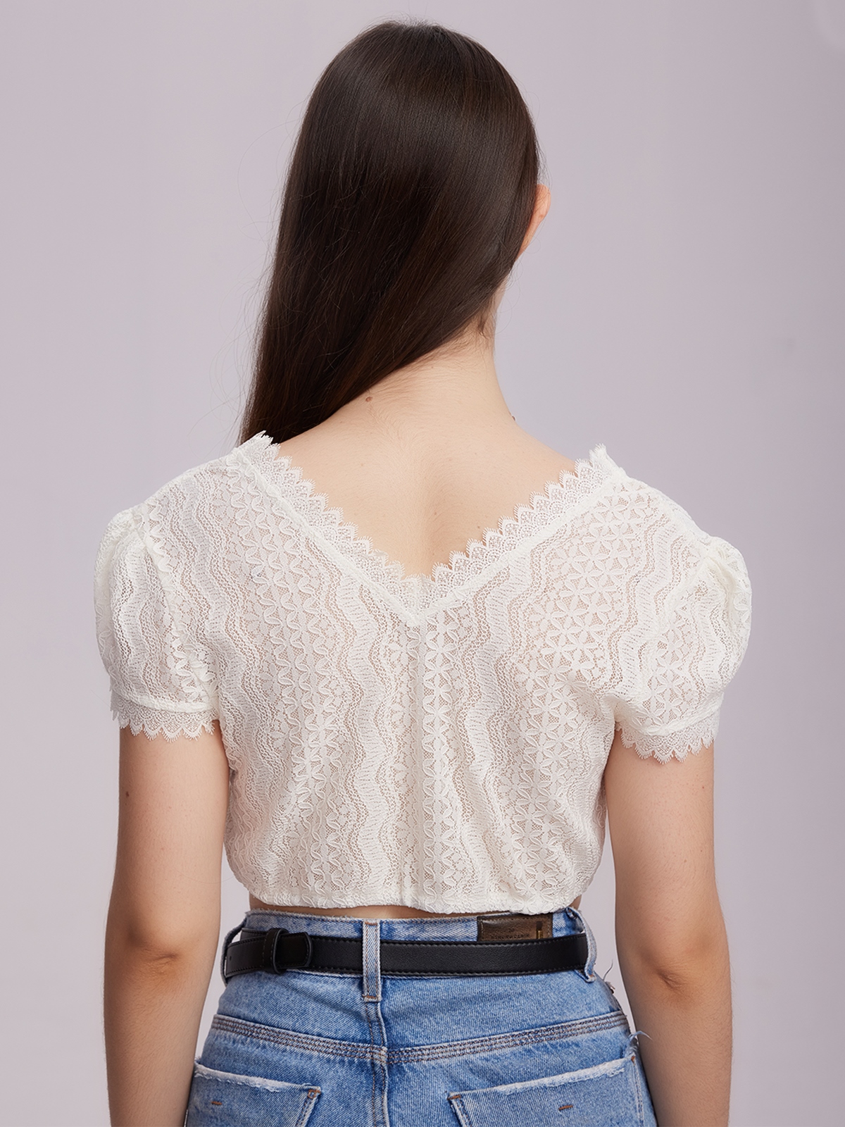 Dirndl Bluse in Weiß