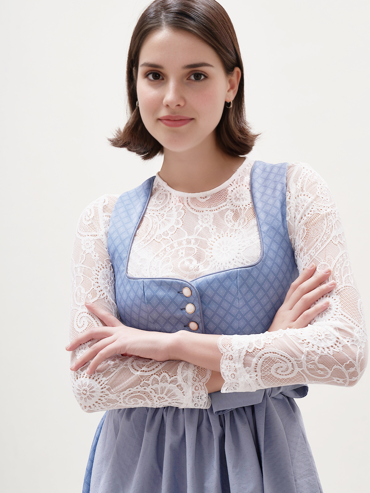 Dirndl Grüb in Blau