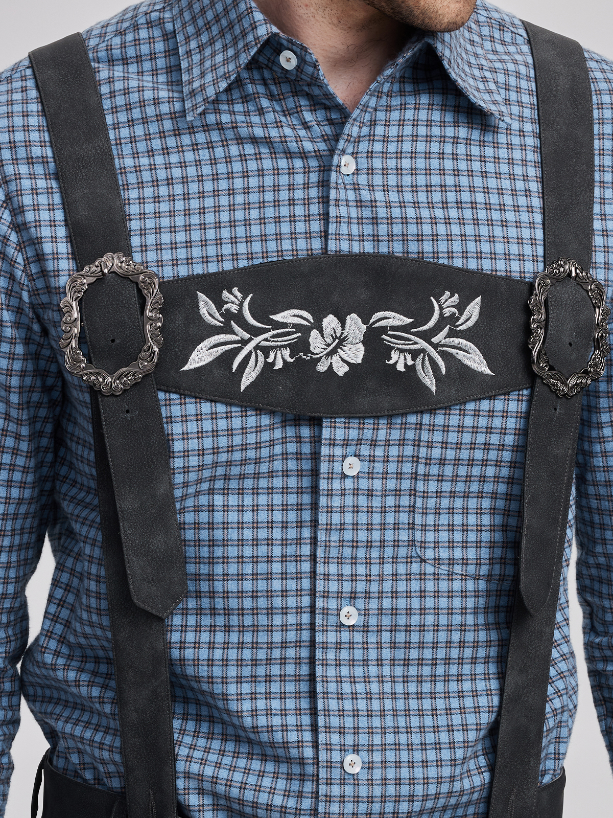 Modernes graues Dirndl von Ehreer