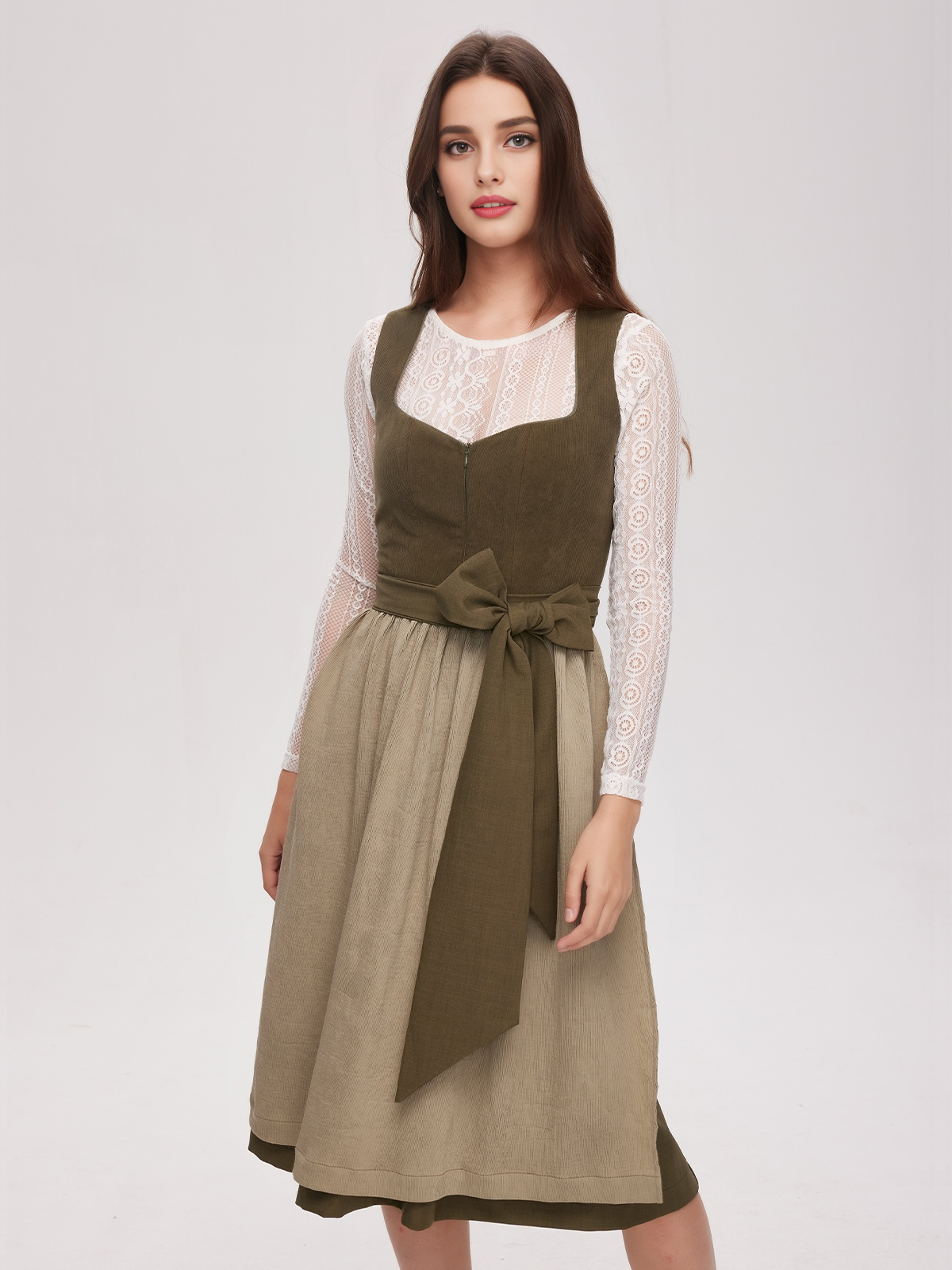 Dirndl Body in Grün – perfekt für Festivals und Hochzeiten