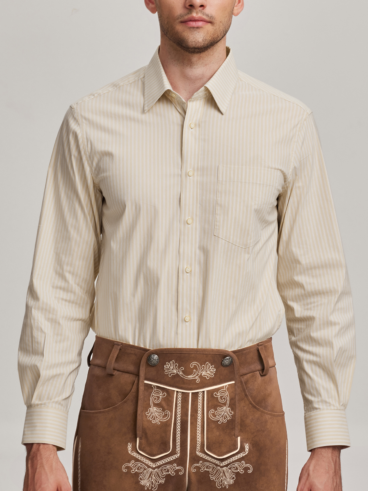 Dirndl Bluse in Gelb