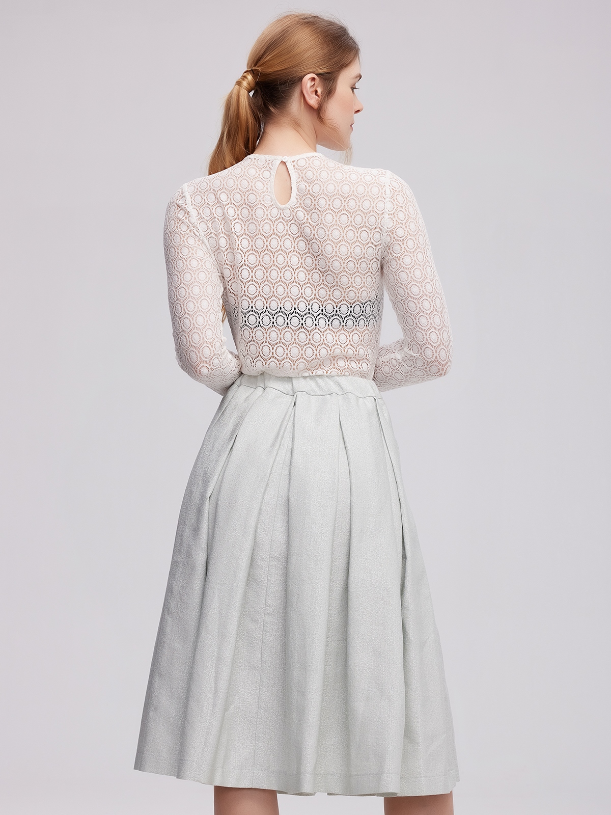 Dirndlbluse Altrosa in eleganter Ausführung