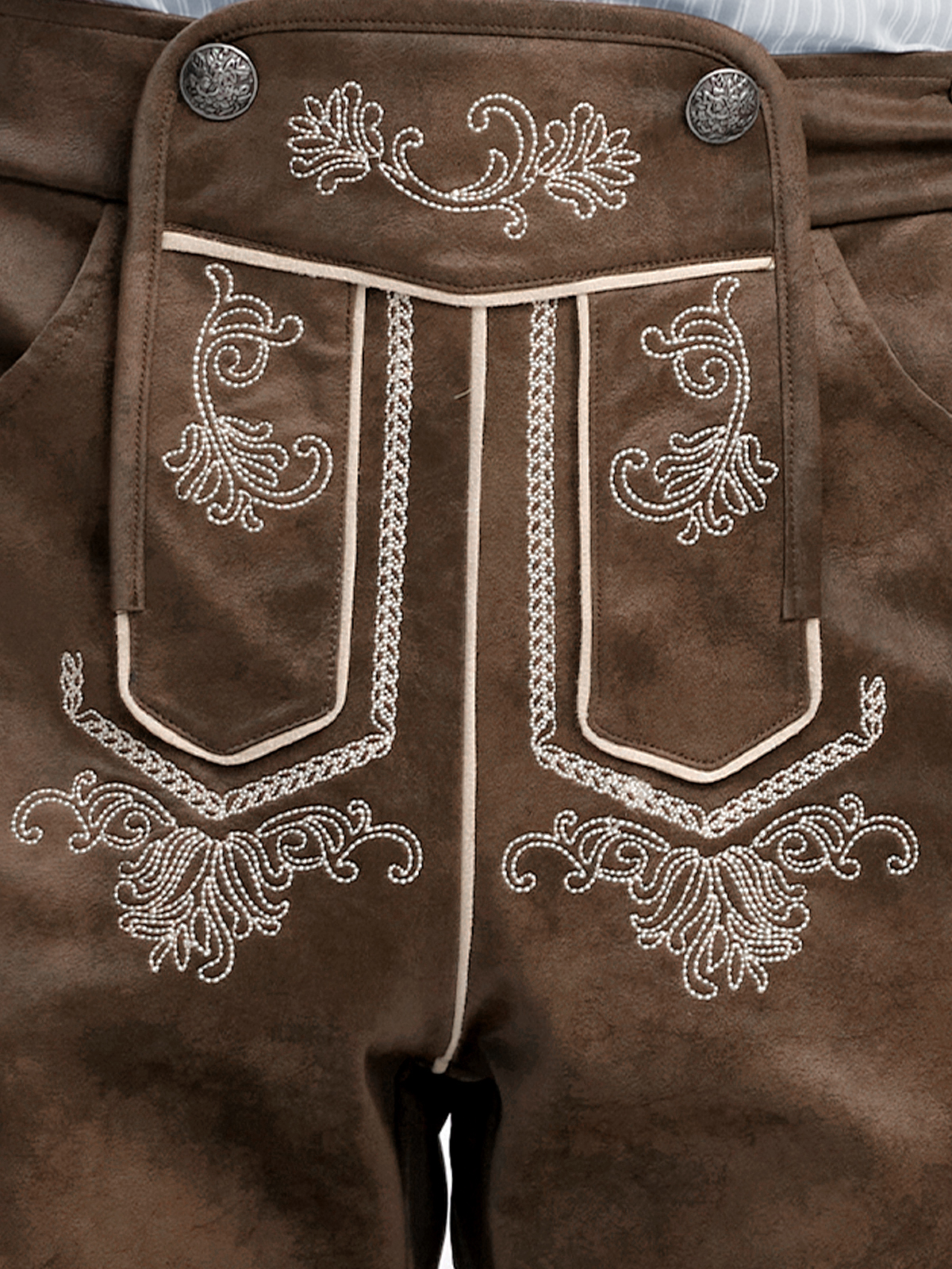 Dirndl mit Herzausschnitt in Braun