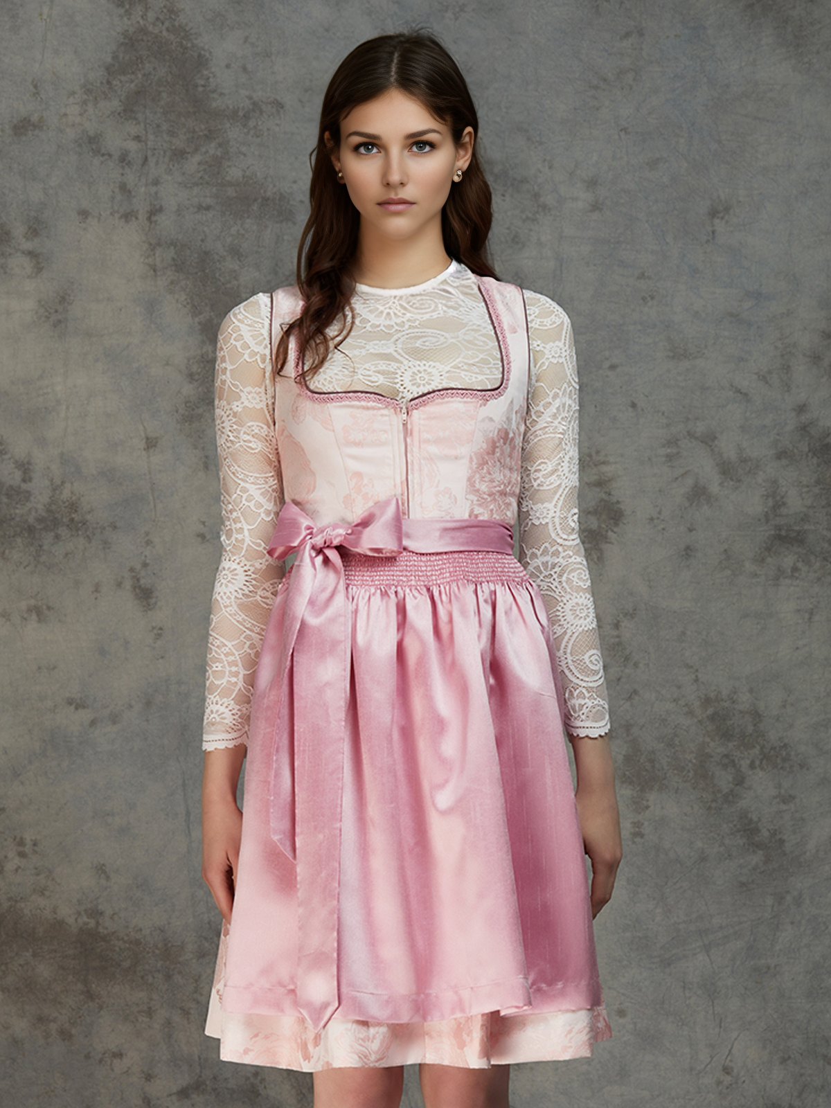 Modernes Dirndl in Blau